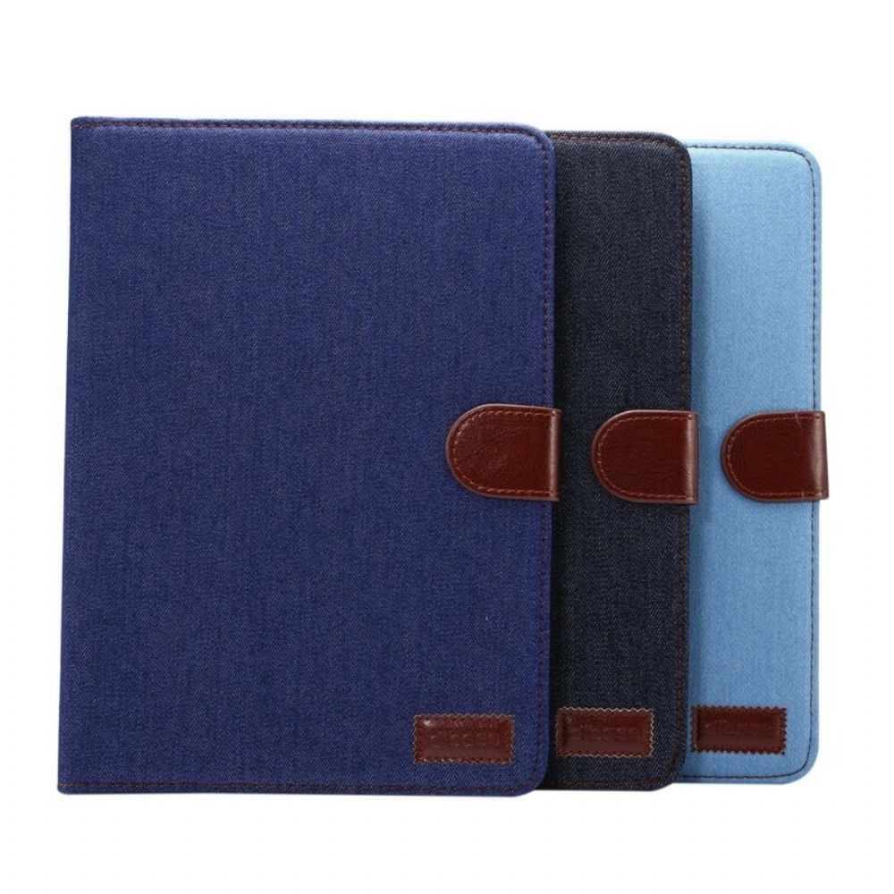 Flip Case Für iPad 9.7" Zweifarbige Jeans