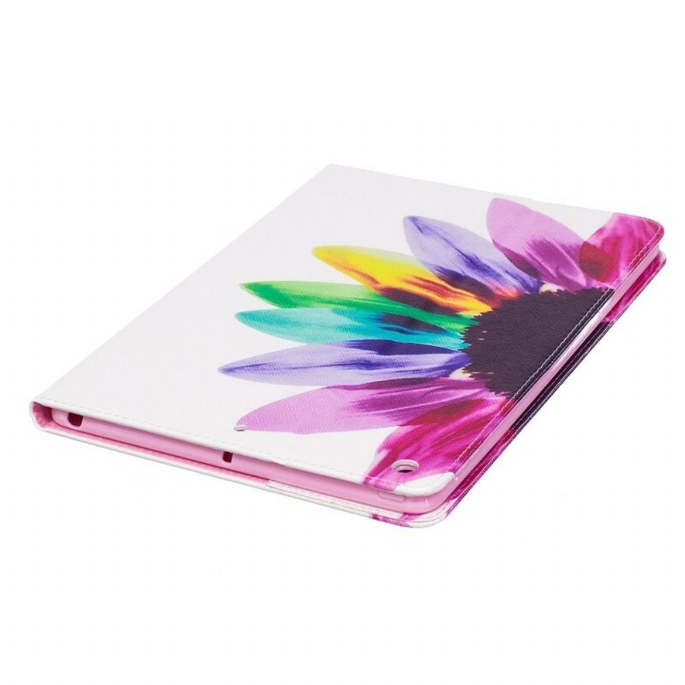 Lederhüllen Für iPad 9.7" Aquarell Blume