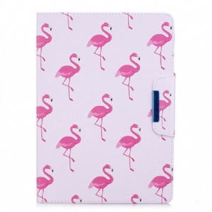 Lederhüllen Für iPad 9.7" Flamingos