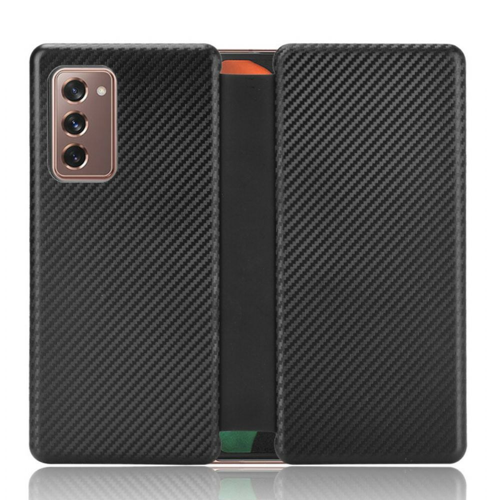 Case Für Samsung Galaxy Z Fold 2 Kohlefaser