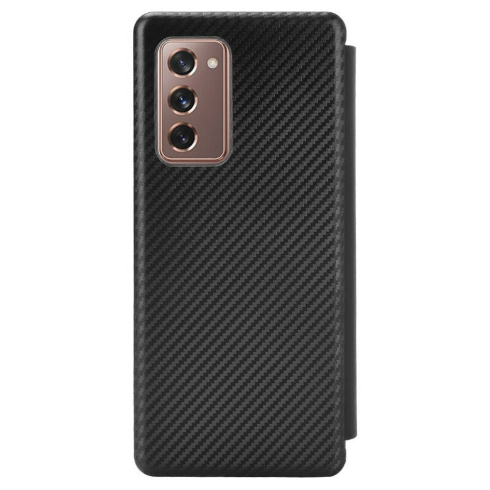 Case Für Samsung Galaxy Z Fold 2 Kohlefaser