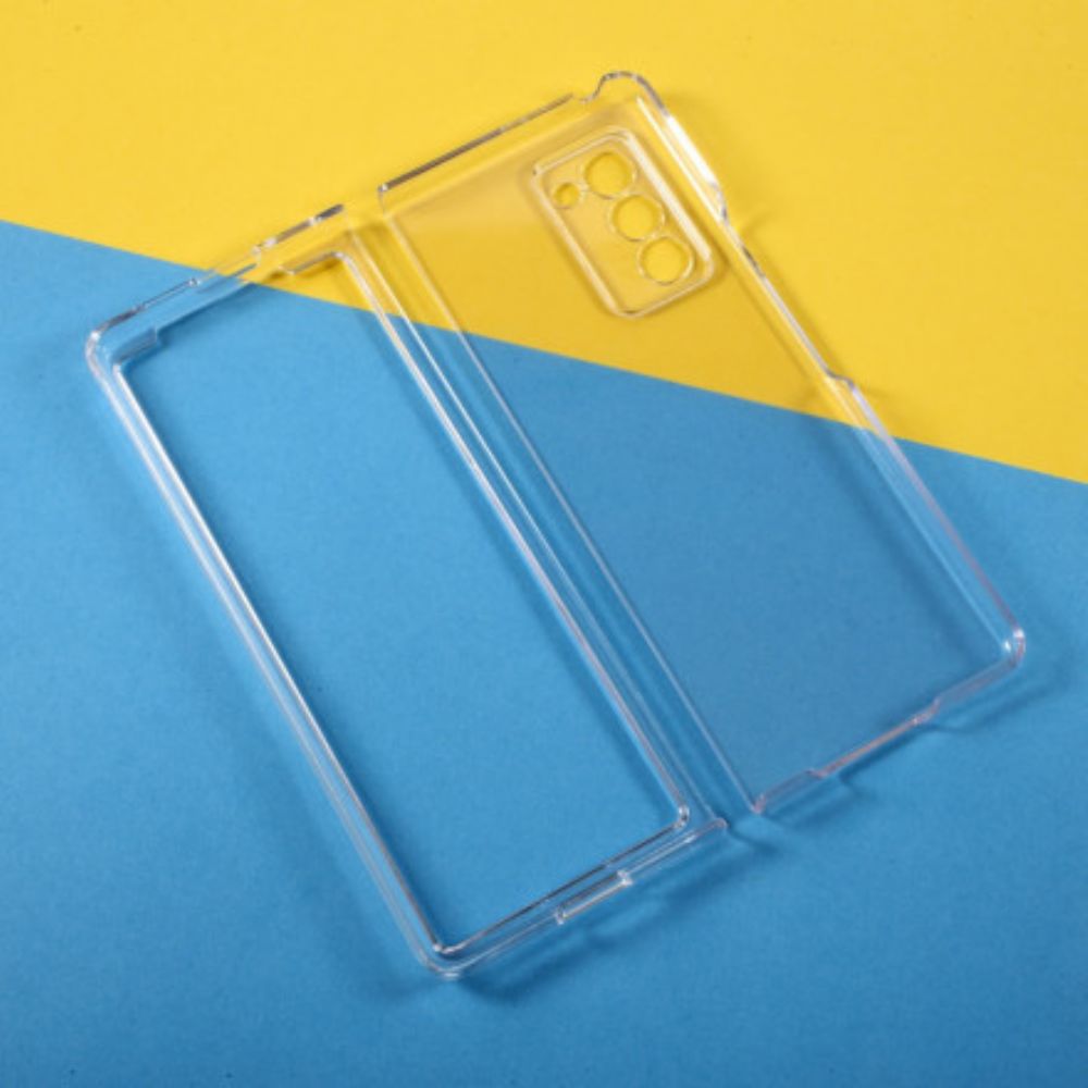 Handyhülle Für Samsung Galaxy Z Fold 2 Transparente Verstärkte Ecken