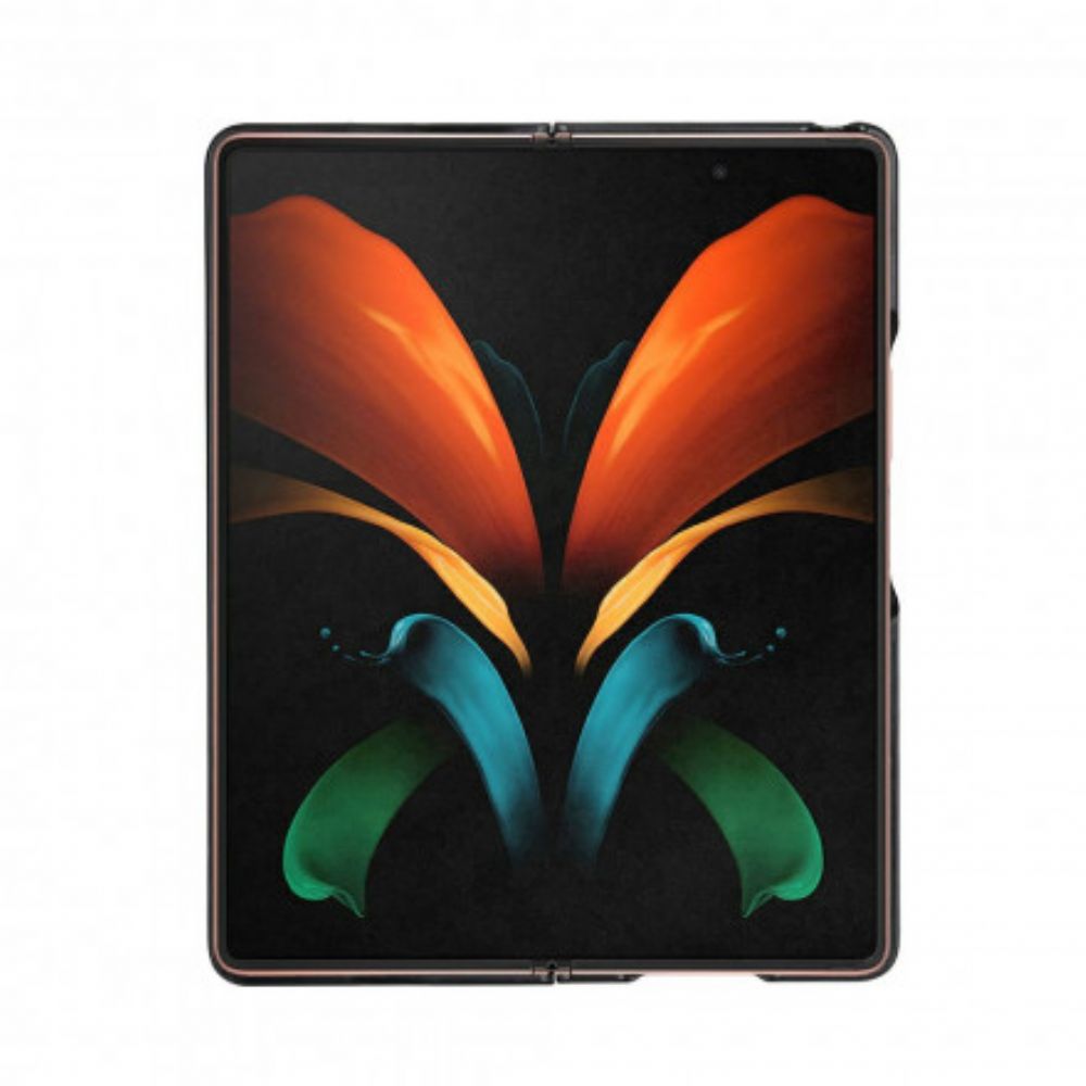 Hülle Für Samsung Galaxy Z Fold 2 Kohlefaserfarbe