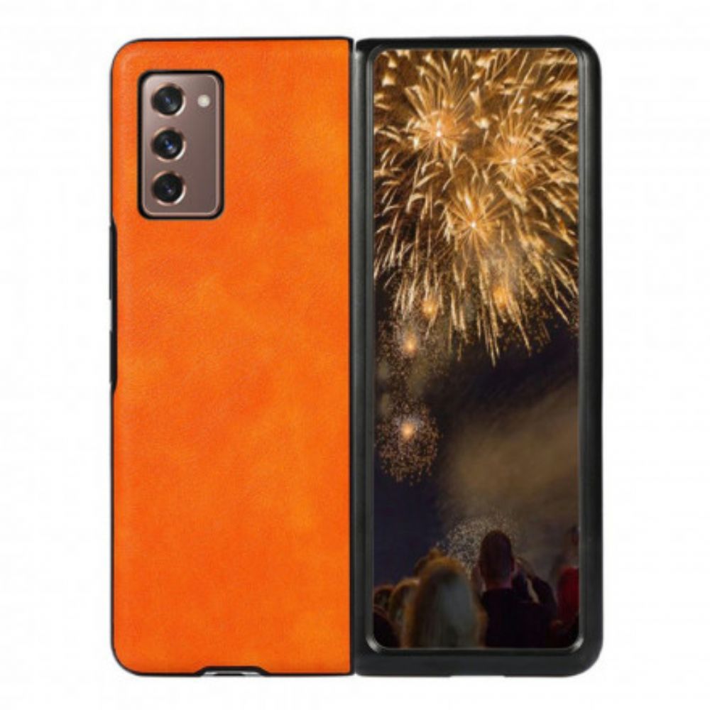 Hülle Für Samsung Galaxy Z Fold 2 Kunstleder Farbe