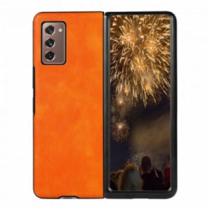 Hülle Für Samsung Galaxy Z Fold 2 Kunstleder Farbe