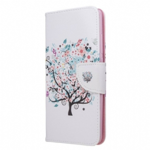 Flip Case Für Xiaomi Redmi 8 Blumiger Baum