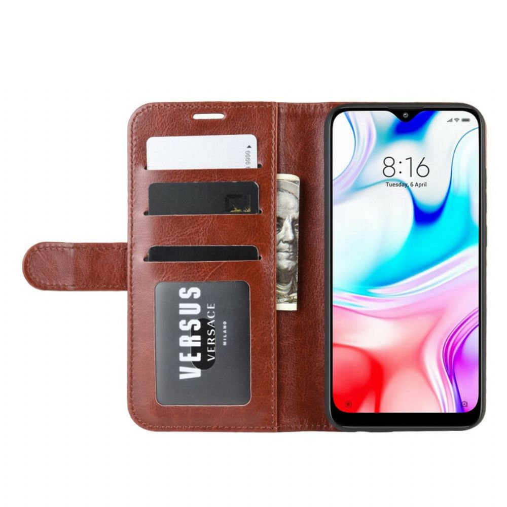 Flip Case Für Xiaomi Redmi 8 Traditionelles Kunstleder