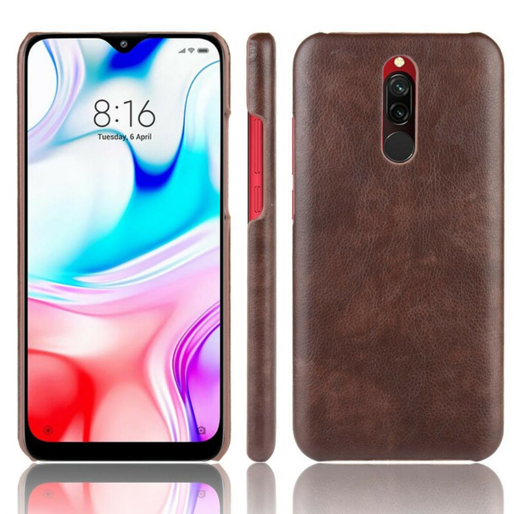 Handyhülle Für Xiaomi Redmi 8 Performance-ledereffekt