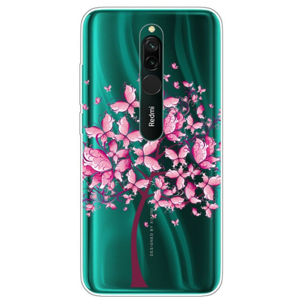 Handyhülle Für Xiaomi Redmi 8 Rosa Baumkrone