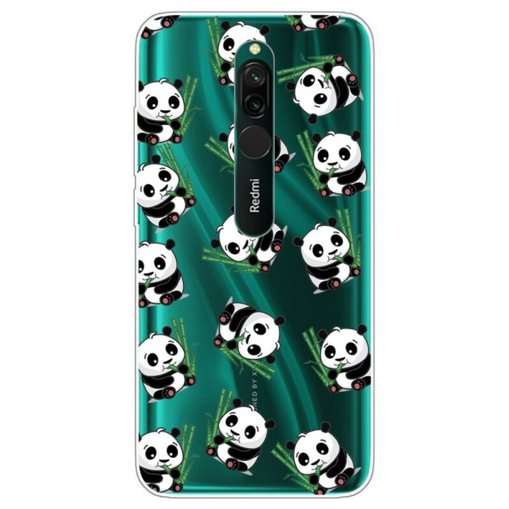 Hülle Für Xiaomi Redmi 8 Kleine Pandas