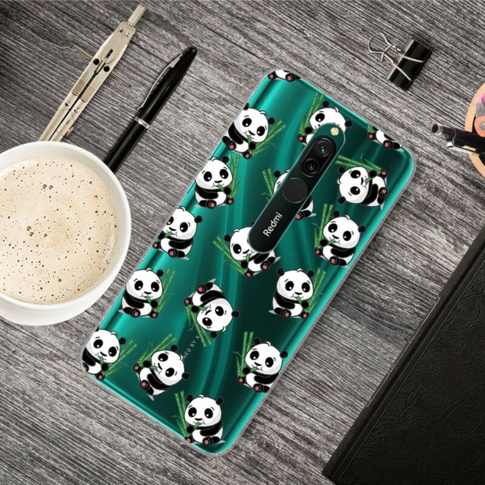 Hülle Für Xiaomi Redmi 8 Kleine Pandas