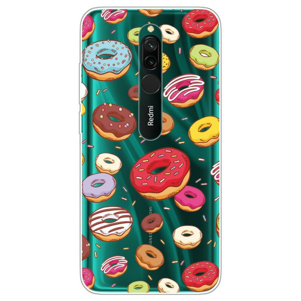 Hülle Für Xiaomi Redmi 8 Liebe Donuts