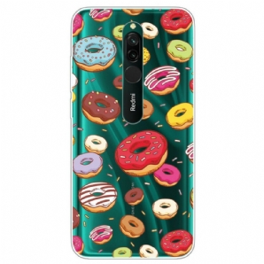 Hülle Für Xiaomi Redmi 8 Liebe Donuts