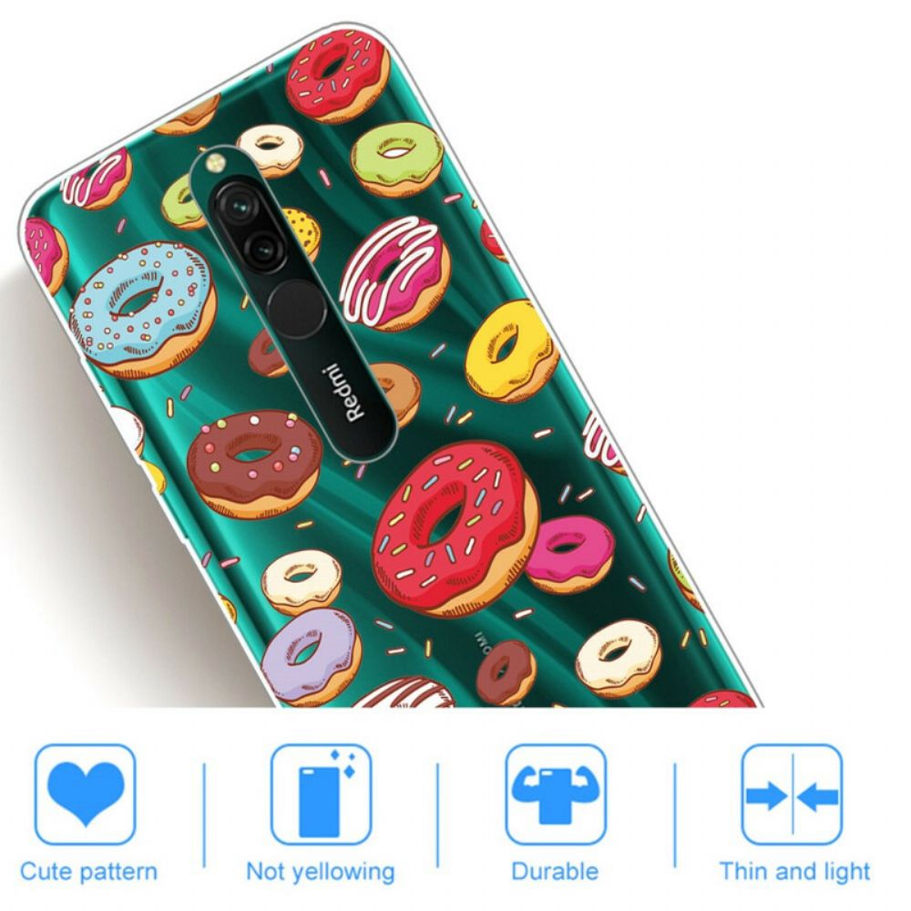 Hülle Für Xiaomi Redmi 8 Liebe Donuts