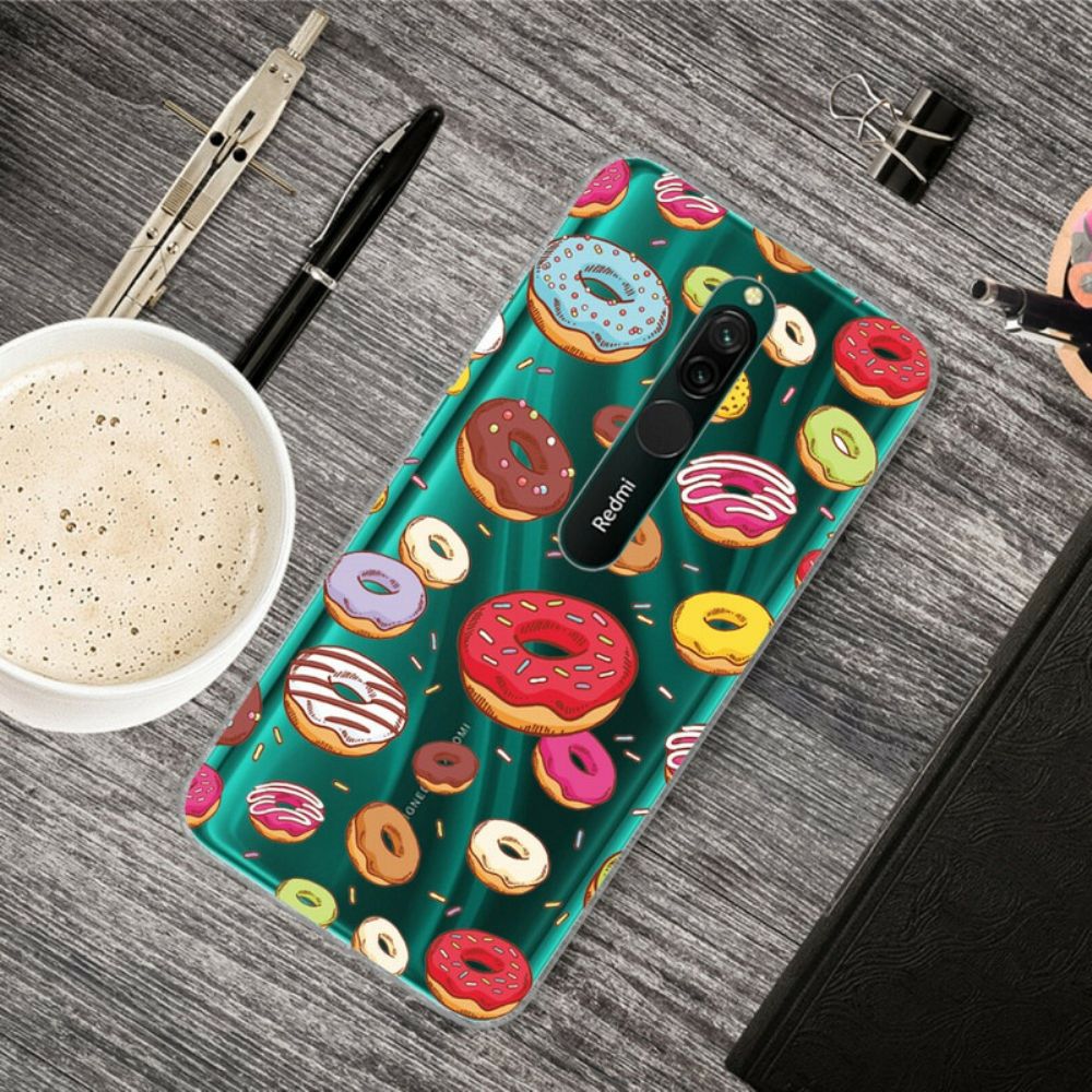 Hülle Für Xiaomi Redmi 8 Liebe Donuts