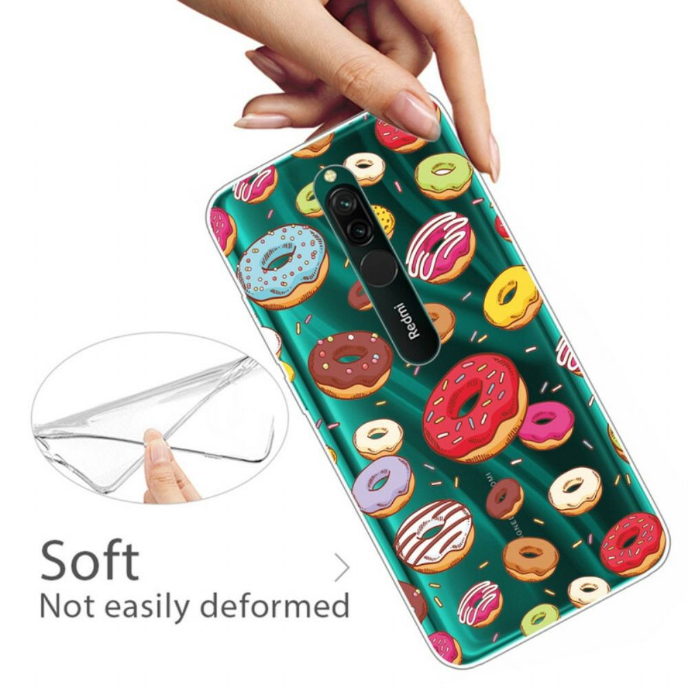 Hülle Für Xiaomi Redmi 8 Liebe Donuts