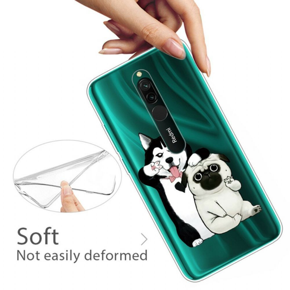 Hülle Für Xiaomi Redmi 8 Lustige Hunde