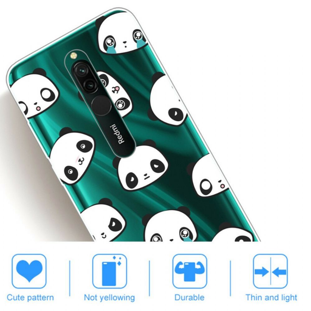 Hülle Für Xiaomi Redmi 8 Sentimentale Pandas