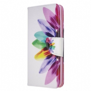 Lederhüllen Für Xiaomi Redmi 8 Aquarell Blume