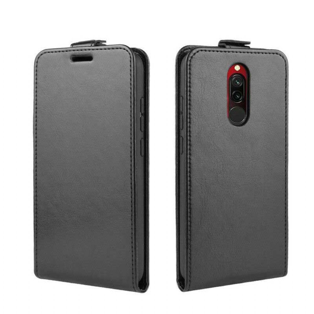 Lederhüllen Für Xiaomi Redmi 8 Flip Case Faltbarer Ledereffekt