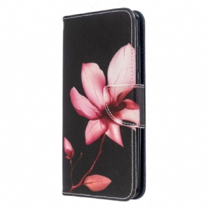 Lederhüllen Für Xiaomi Redmi 8 Rosa Blume