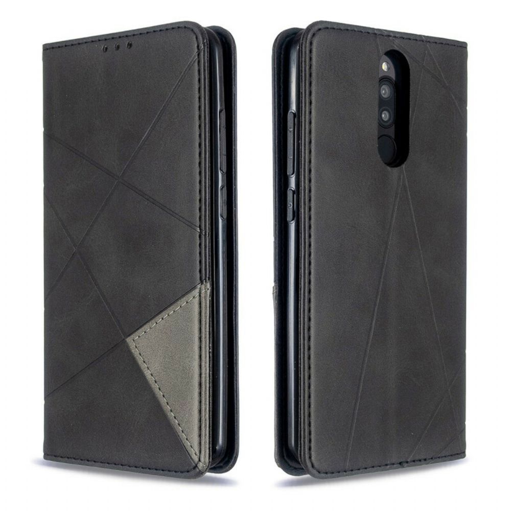 Schutzhülle Für Xiaomi Redmi 8 Flip Case Künstlerstil