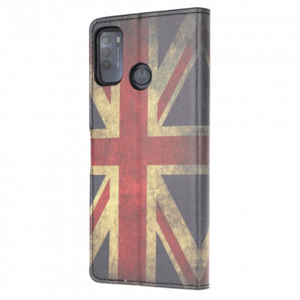 Lederhüllen Für Moto G50 England-flagge