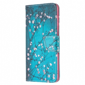 Flip Case Für Samsung Galaxy M52 5G Blühender Baum