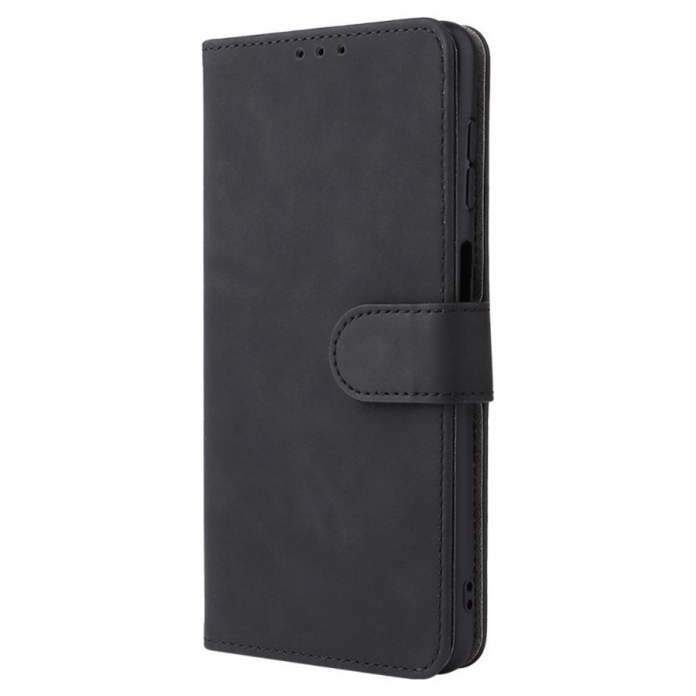 Flip Case Für Samsung Galaxy M52 5G Weiches Leder