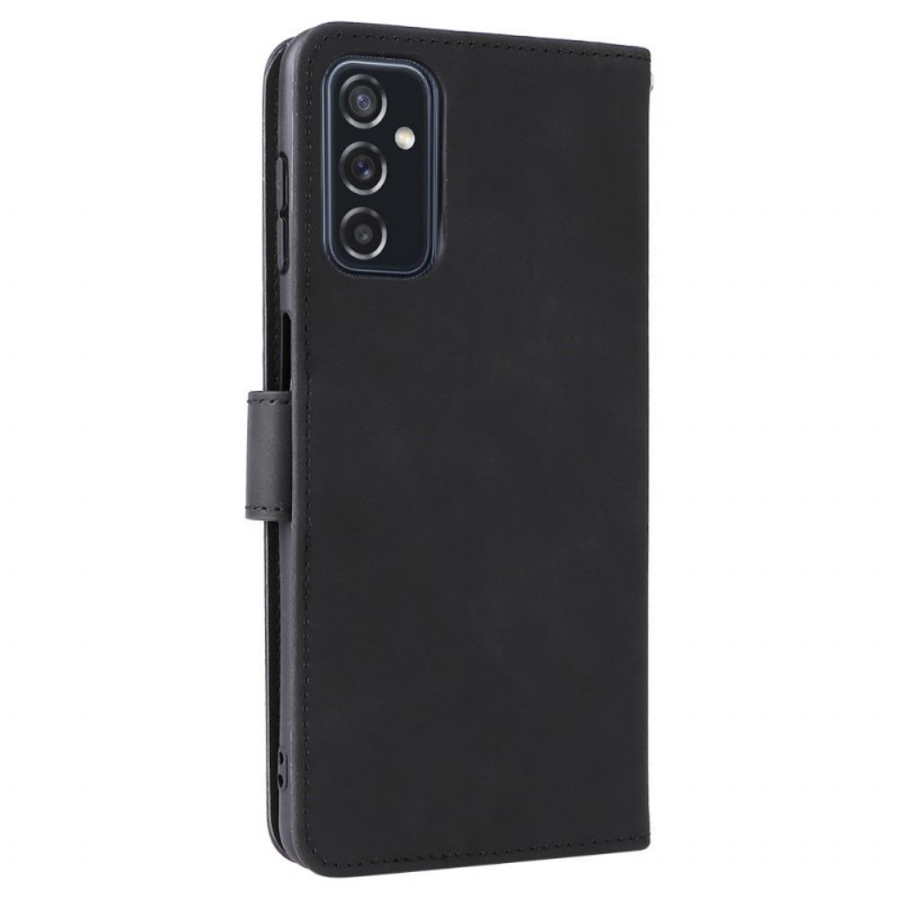 Flip Case Für Samsung Galaxy M52 5G Weiches Leder