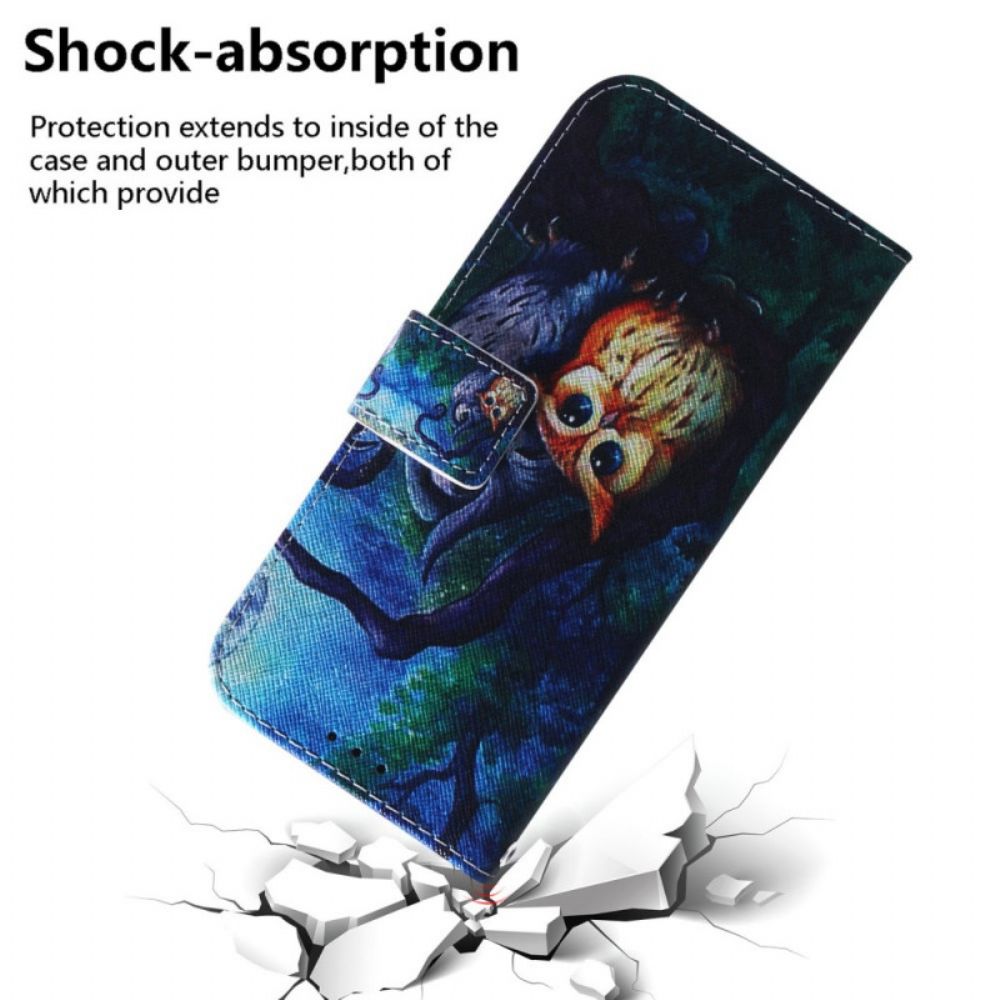 Flip Case Für Samsung Galaxy M52 5G Winterwolf