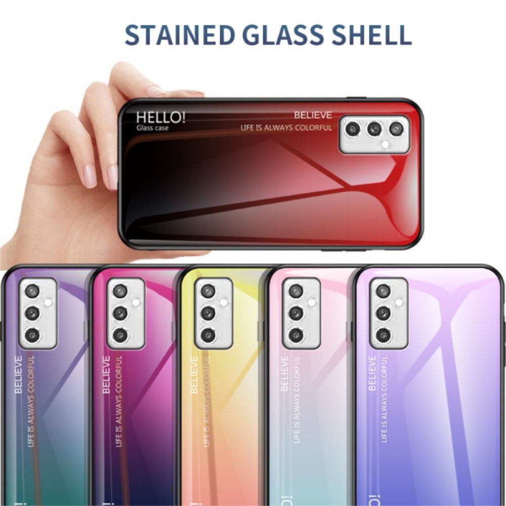 Handyhülle Für Samsung Galaxy M52 5G Hallo Tempered Glass