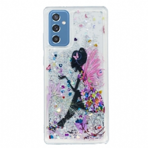 Handyhülle Für Samsung Galaxy M52 5G Prinzessin Glitter