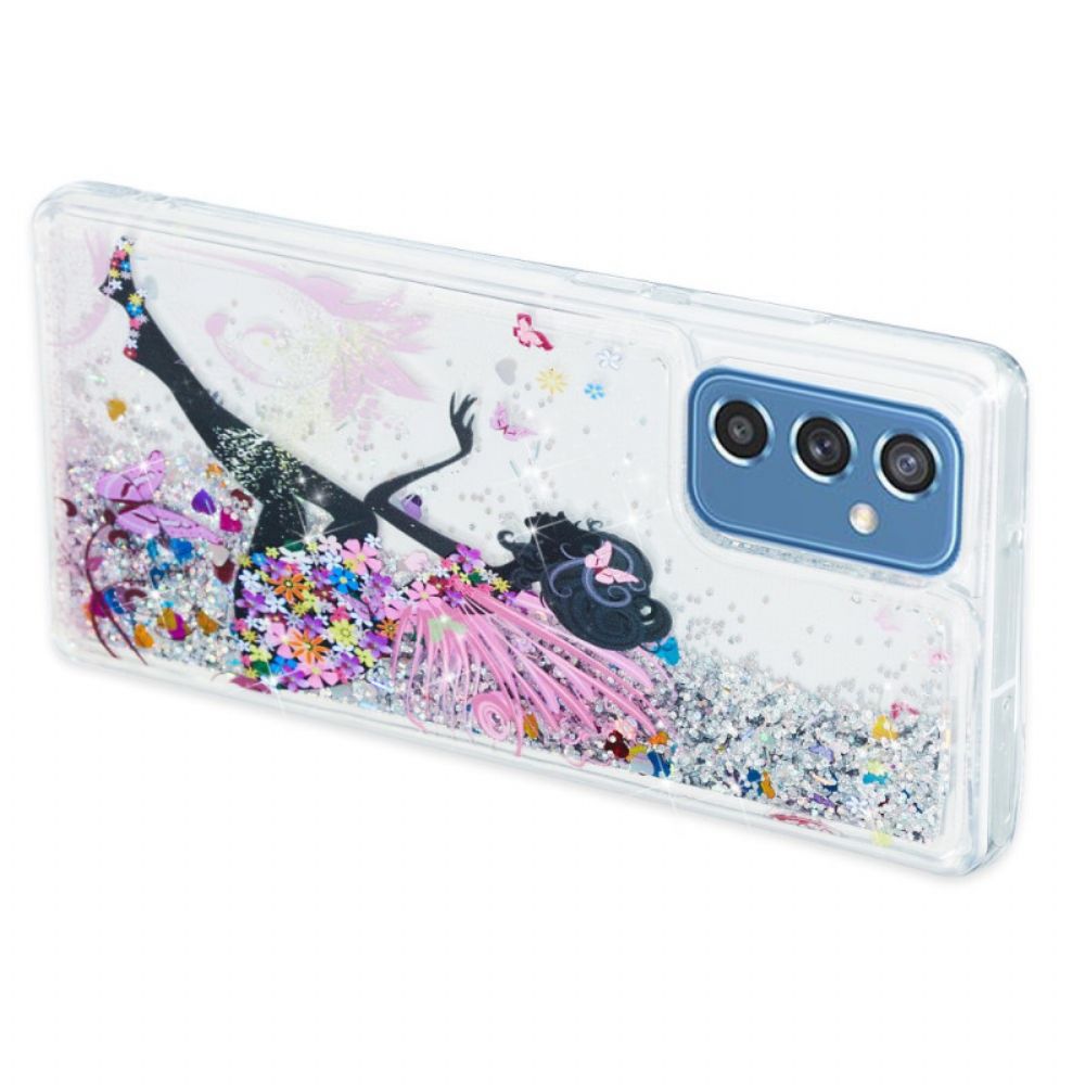 Handyhülle Für Samsung Galaxy M52 5G Prinzessin Glitter