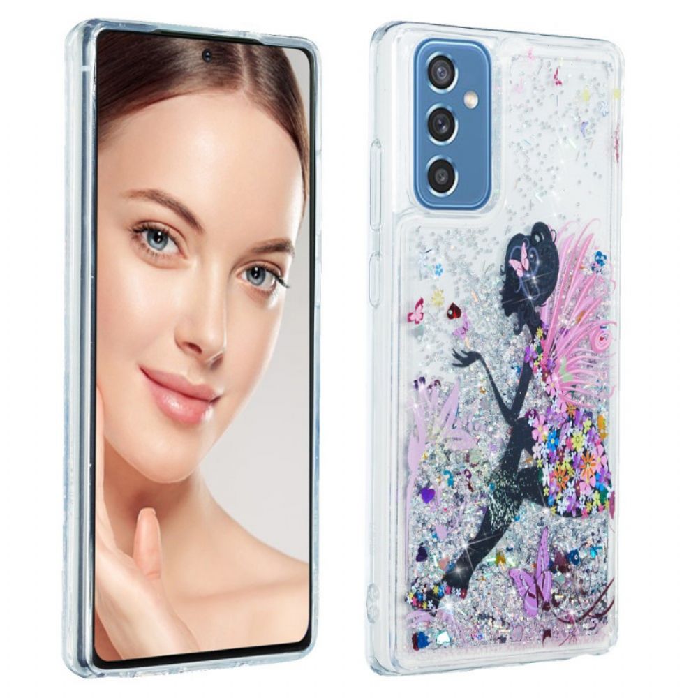 Handyhülle Für Samsung Galaxy M52 5G Prinzessin Glitter