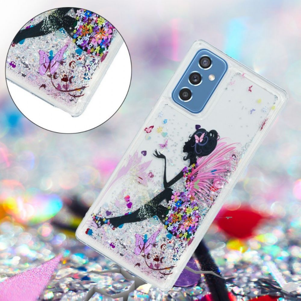 Handyhülle Für Samsung Galaxy M52 5G Prinzessin Glitter