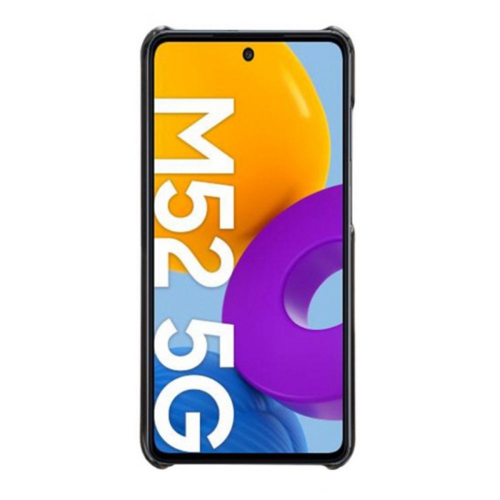 Hülle Für Samsung Galaxy M52 5G Ksq Ledereffekt