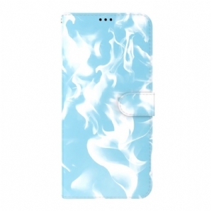 Lederhüllen Für Samsung Galaxy M52 5G Flammen