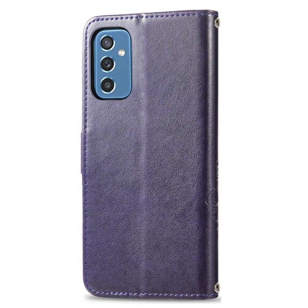 Lederhüllen Für Samsung Galaxy M52 5G Pflanzen-mandala