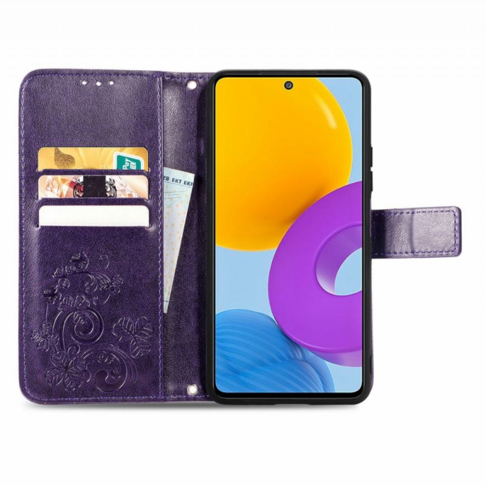 Lederhüllen Für Samsung Galaxy M52 5G Pflanzen-mandala