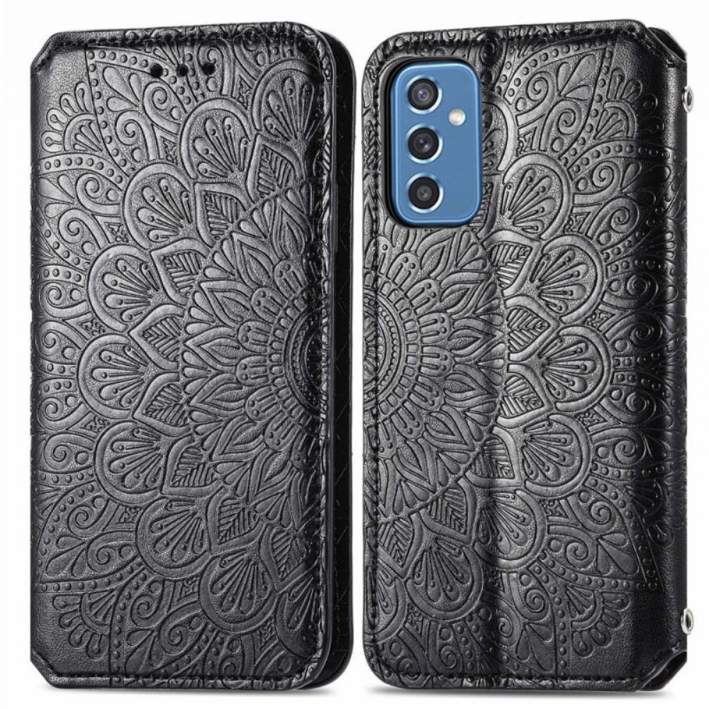 Schutzhülle Für Samsung Galaxy M52 5G Flip Case Antikes Kunstleder