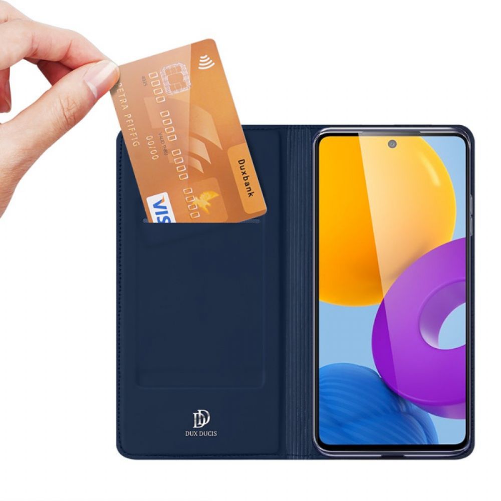 Schutzhülle Für Samsung Galaxy M52 5G Flip Case Dux Ducis Pro-skin