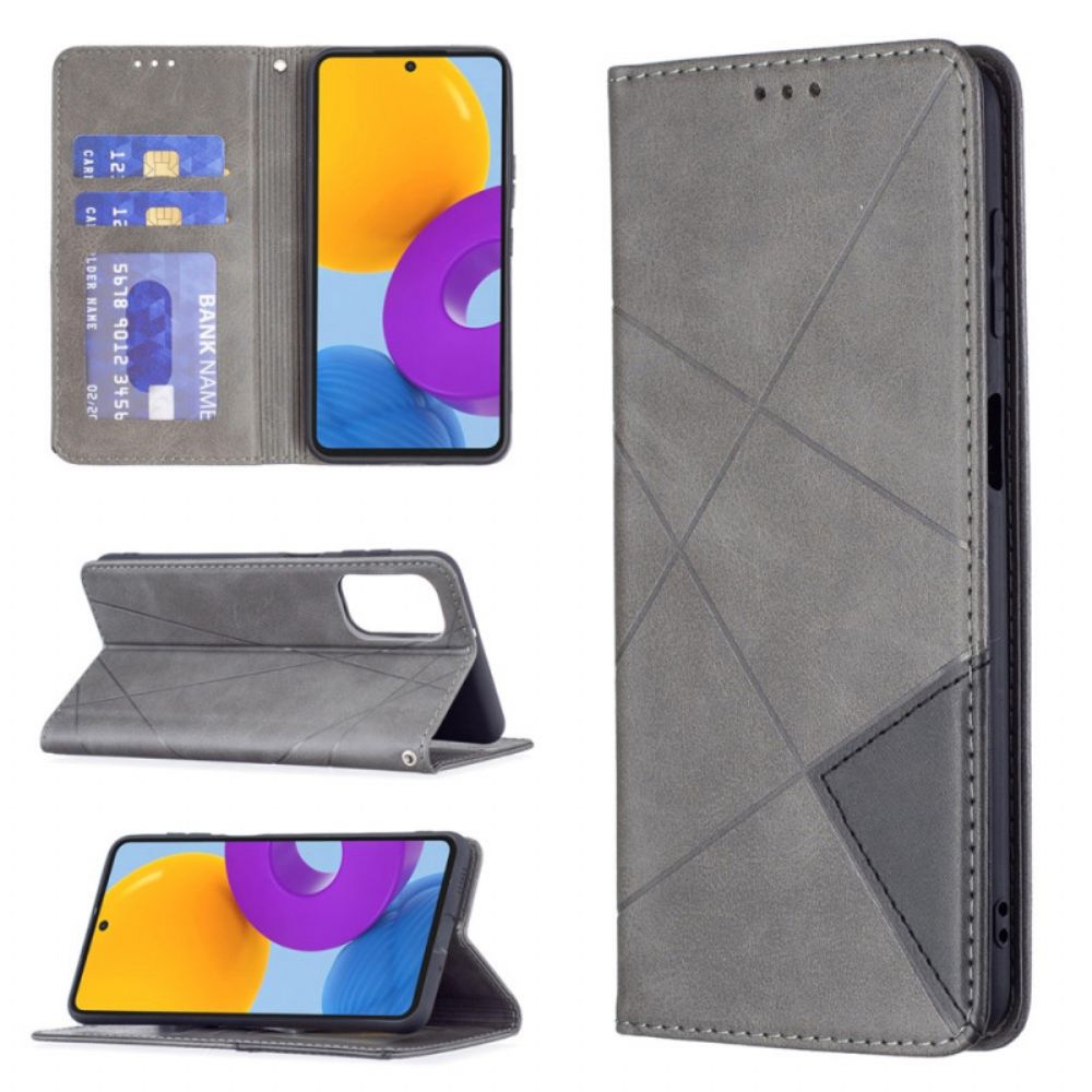 Schutzhülle Für Samsung Galaxy M52 5G Flip Case Muster Aus Kunstleder