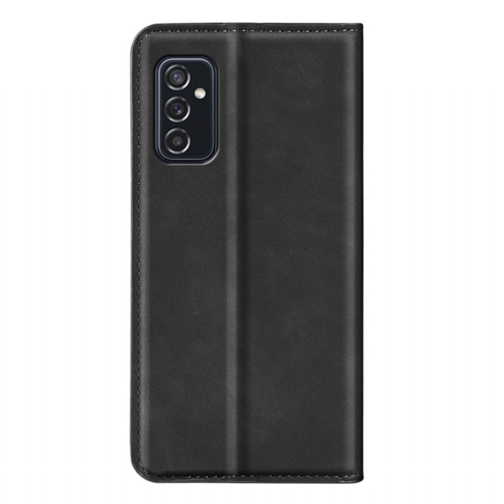 Schutzhülle Für Samsung Galaxy M52 5G Flip Case Verdrehtes Leder