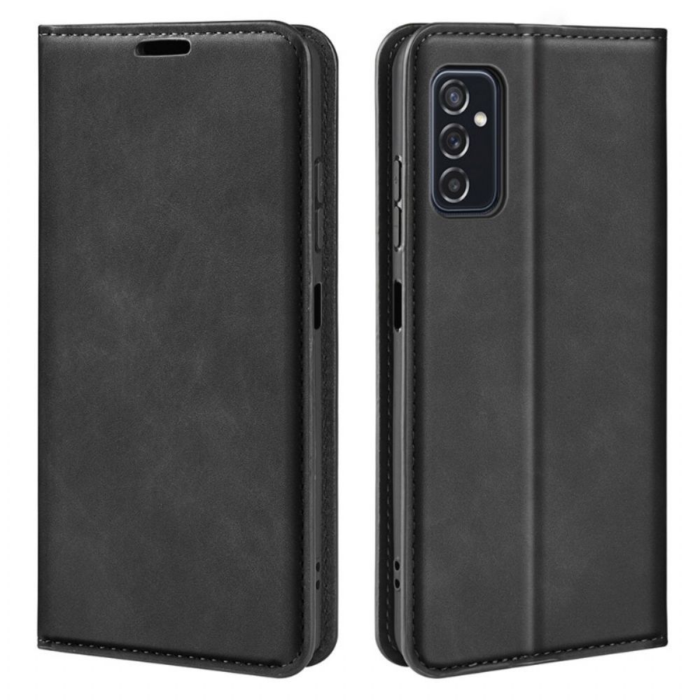 Schutzhülle Für Samsung Galaxy M52 5G Flip Case Verdrehtes Leder