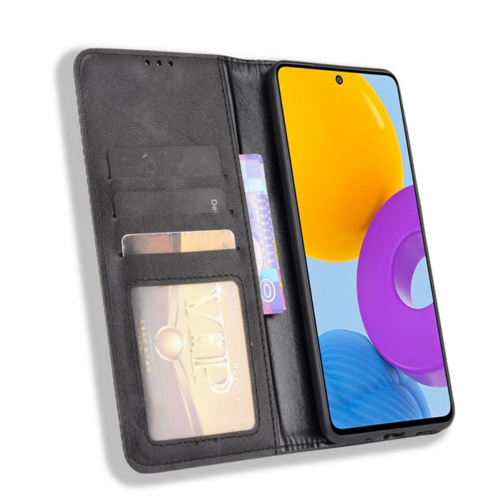 Schutzhülle Für Samsung Galaxy M52 5G Flip Case Weiches Kunstleder