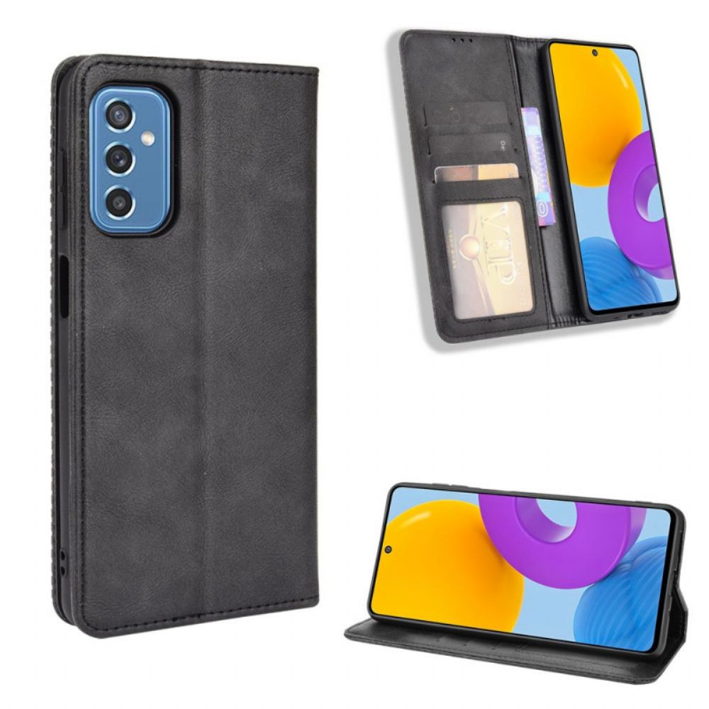 Schutzhülle Für Samsung Galaxy M52 5G Flip Case Weiches Kunstleder