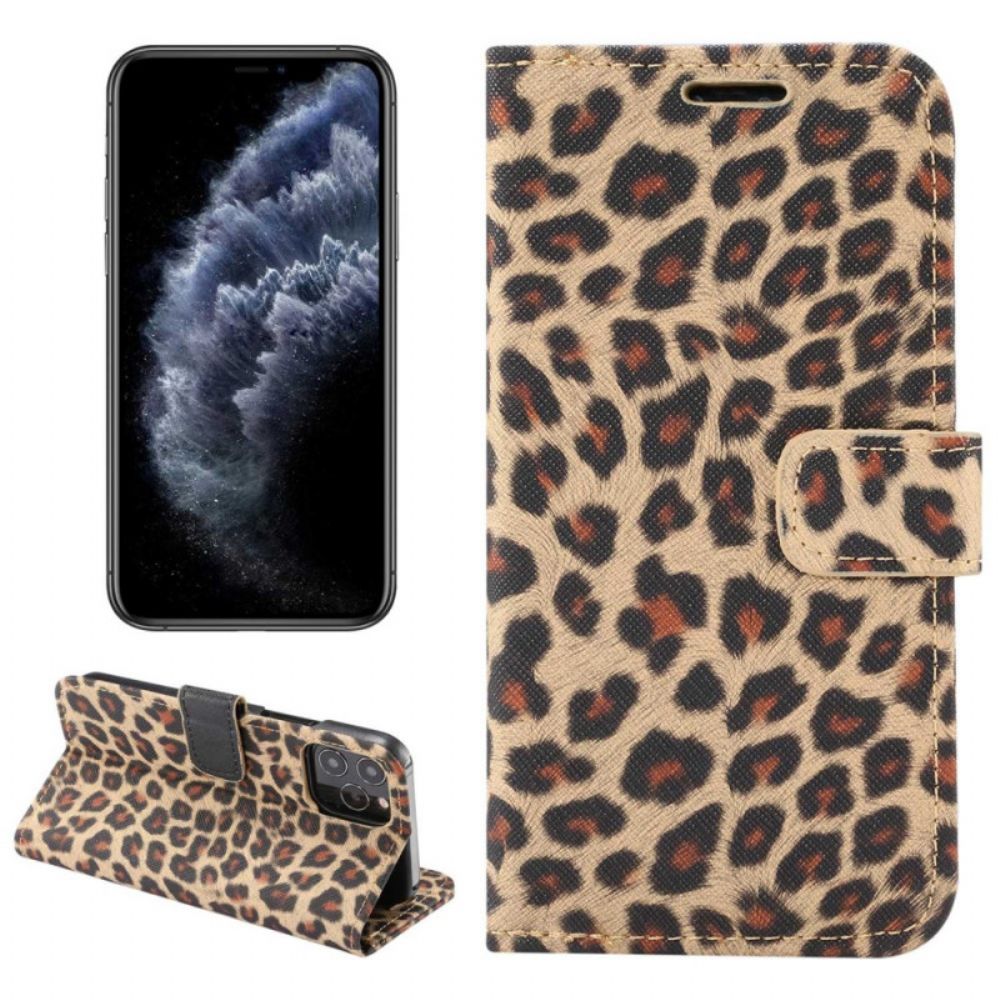 Lederhüllen Für iPhone 14 Leopard