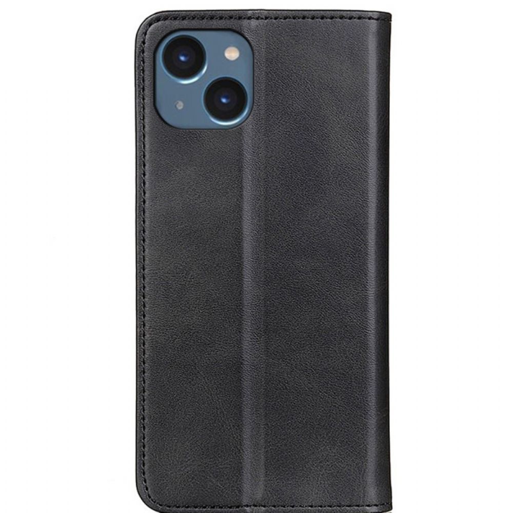 Schutzhülle Für iPhone 14 Flip Case Elegance Spaltleder