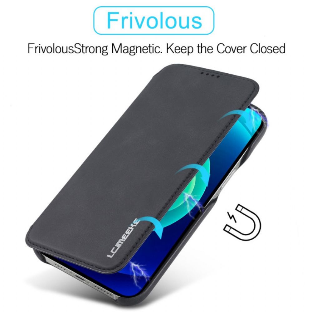 Schutzhülle Für iPhone 14 Flip Case Lc.imeeke Ledereffekt